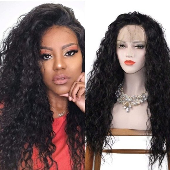 20inch Natural Curly Lace Front Wig
